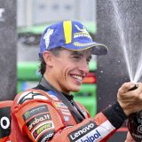 Marc Marquez continue d'archidominer le circuit de MotoGP. KEYSTONE/AP/Tamas Vasvari